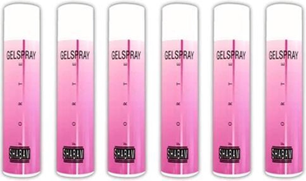 Shabam Gelspray Forte - Haarverzorging - Sterke Spray - 6 x 500ml