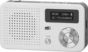 Imperial Dabman 13 - draagbare DAB+ / FM-radio met MP3-weergave - wit/zilver