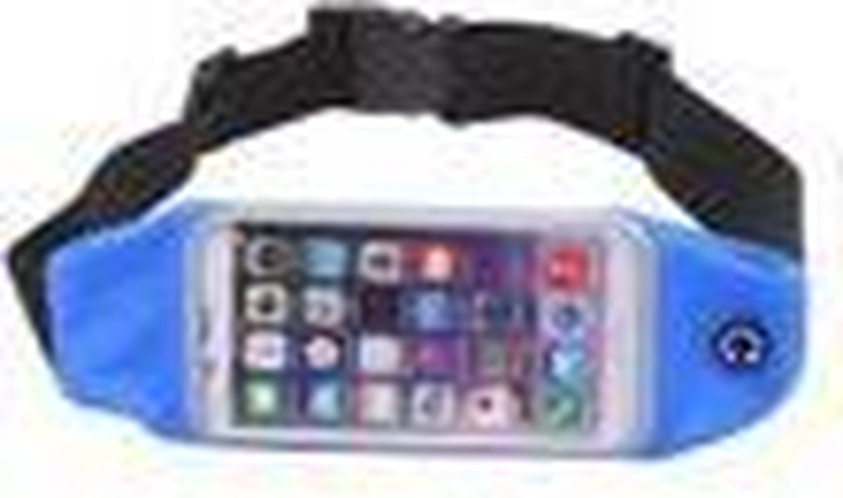 Sport heupband universeel voor Apple iPhone 6 / 6S / 7 / 8 - Blauw