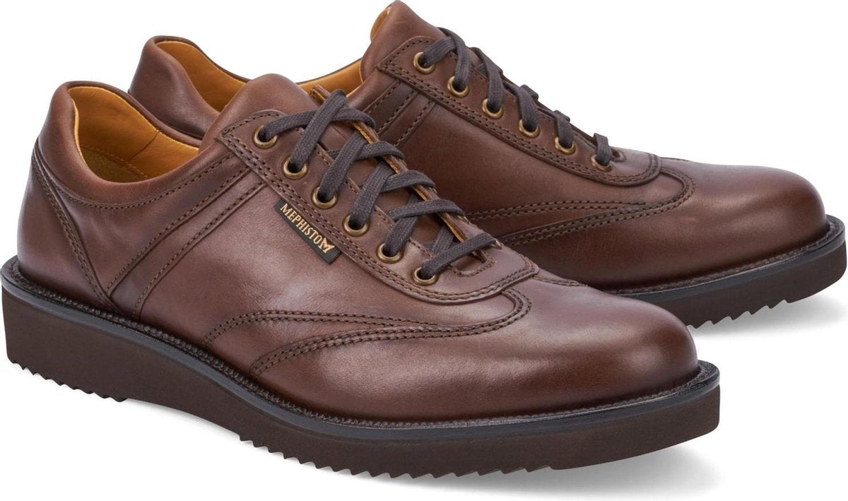 Mephisto ADRIANO heren veterschoen - bruin - maat 40.5