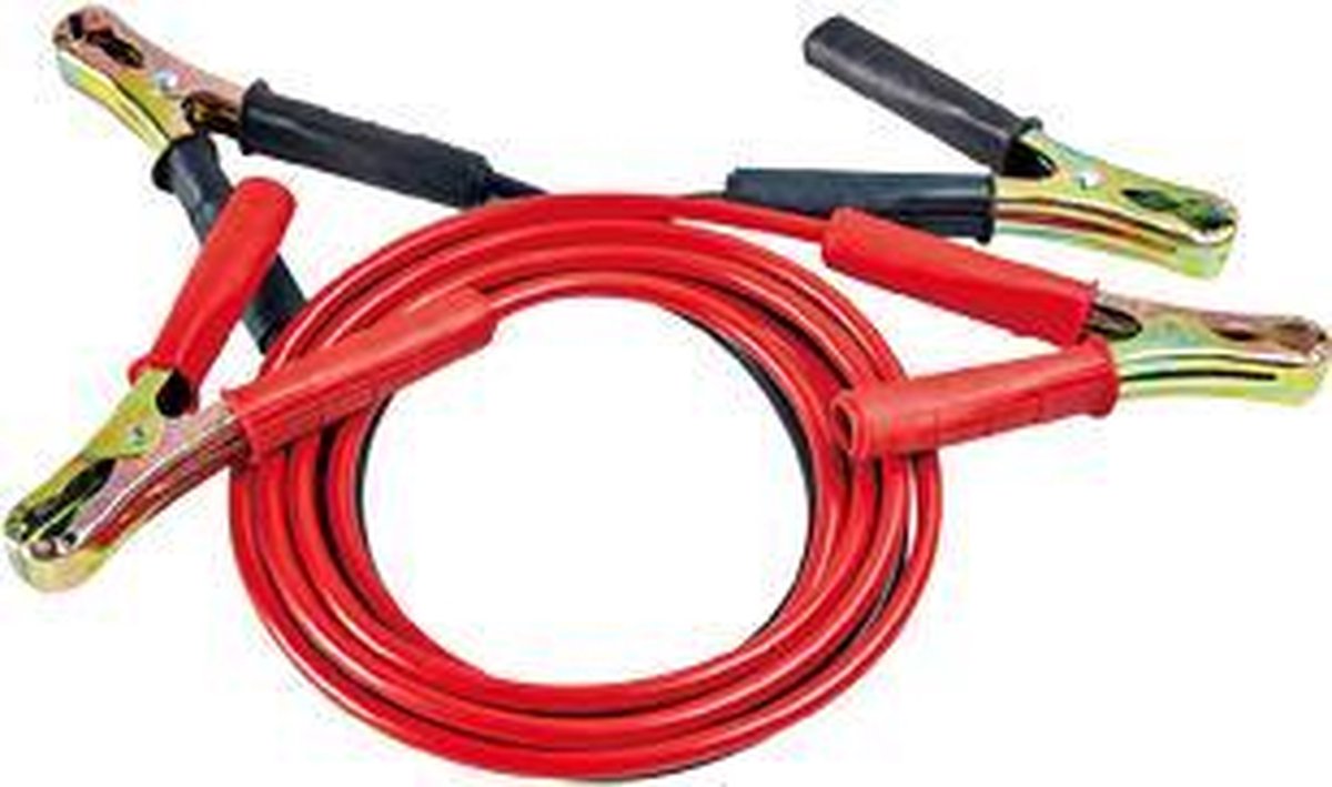 Quparts Startkabels met half geïsoleerde klemmen - 400A - 29 mm² - 2.5 m met opbergtas