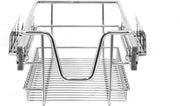 2 x KuKoo - Schuiflade opbergmand Keukenkast  - Losse Kast Lade Met Laderails - Organizer Rek - Opbergsysteem - SET - 30cm