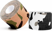 #DoYourFitness - 1x Camouflage Kinesiologie Tape - Sporttape - 100% geweven katoen / waterbestendig - rollengte 5m