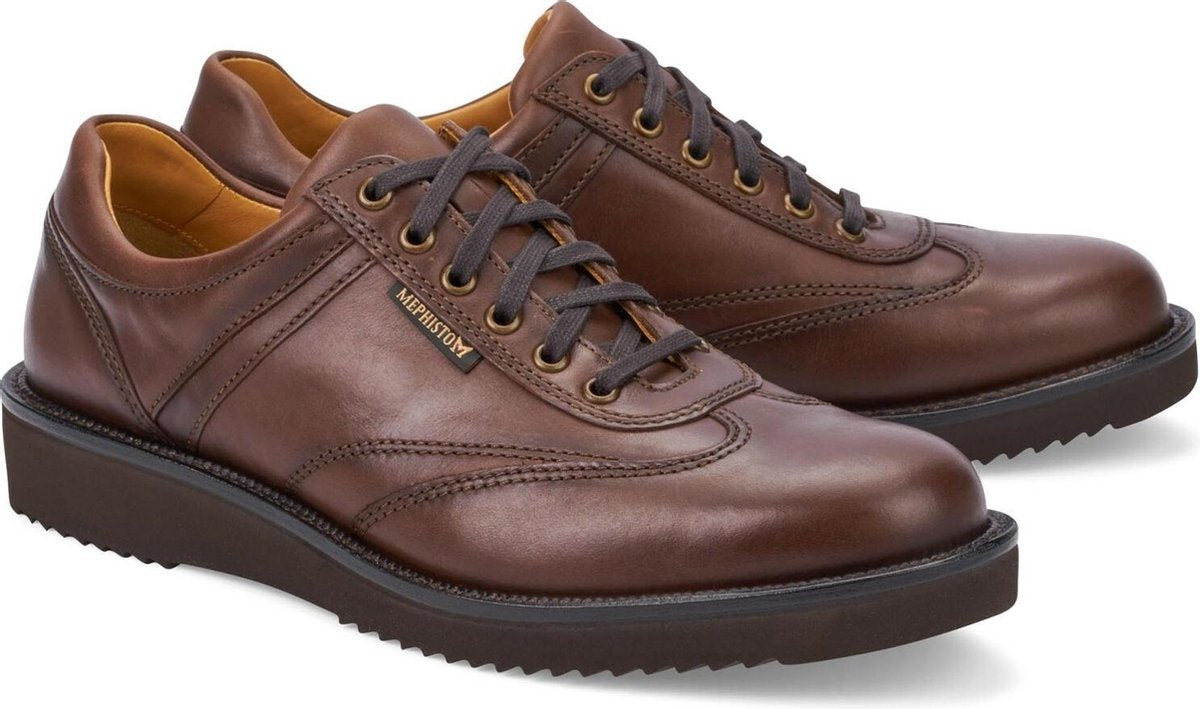 Mephisto ADRIANO heren veterschoen - bruin - maat 43.5
