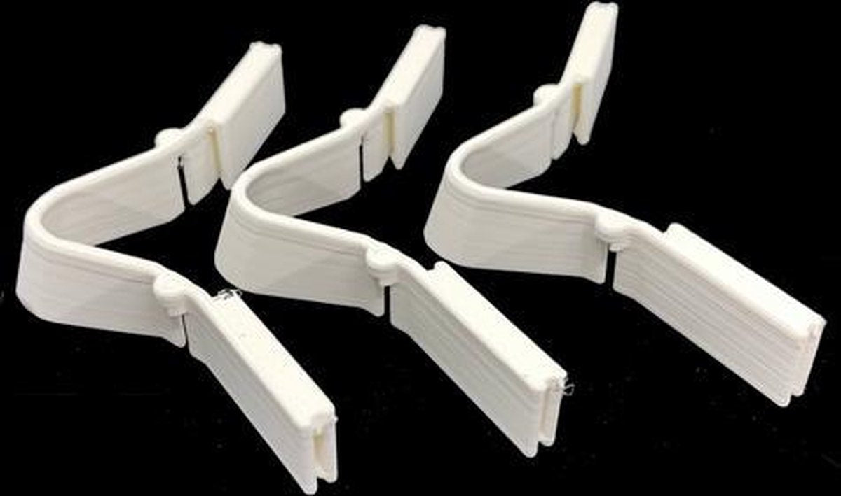 3x Neusclip Wit - Verbeterd ontwerp! - Anti mist neusclip - Neusbeugel - Brildrager - Bril - Neusklip - Neusklemmen - Neusbrug - Neusclip voor mondmaskers - Neusbeugels voor mondmaskers - Voorkomt dat de bril beslaat bij dragen van een mondkapje