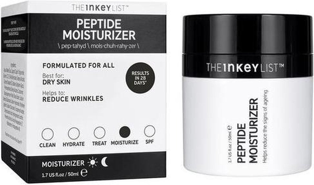 THE INKEY LIST Peptide mosturizer 50 ml gratis mondkap