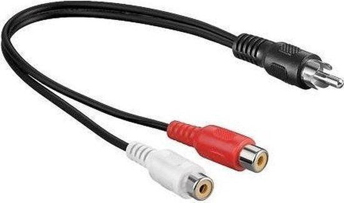 Profile audiosnoer 1 RCA M > 2 RCA V - 0
