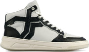 Bronx Vrouwen Leren Hoge sneakers / Damesschoenen 47325-a - Wit - Maat 37