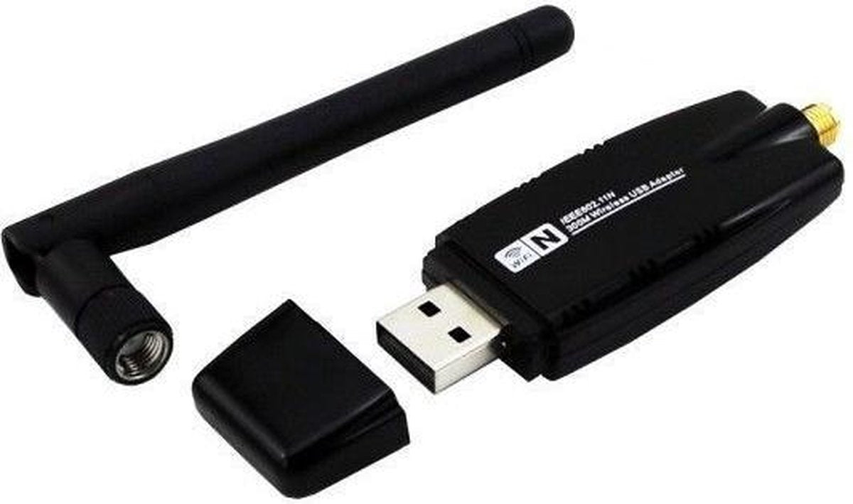 Wifi 300Mbps USB Adapter met Externe Antenne YNW030