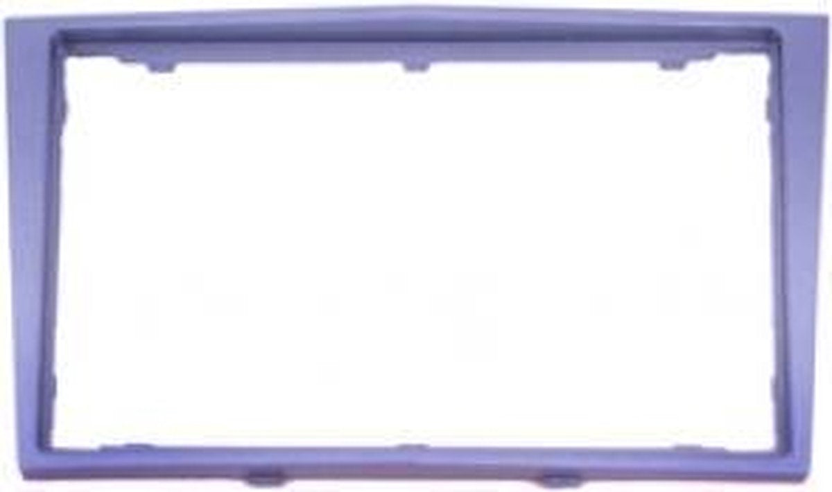 2-DIN frame ECO OpelRenault Trafic 01>glans zilve