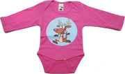 LOGO STAR - Rompertje - Maat 68 - Roze - Lange mouw