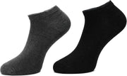 Boru Bamboe Sokken Short - Grijs - 3 x 2-pack - 36/40