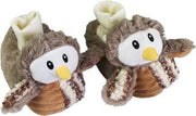 Pantoffel Pinguin - Bruin / Wit - Maat 27 / 28