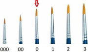 Italeri - 0 Brush Synthetic Round Single Pack Ita52203