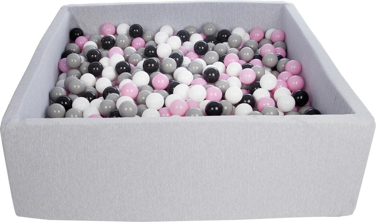 Zachte Jersey baby kinderen Ballenbak met 900 ballen