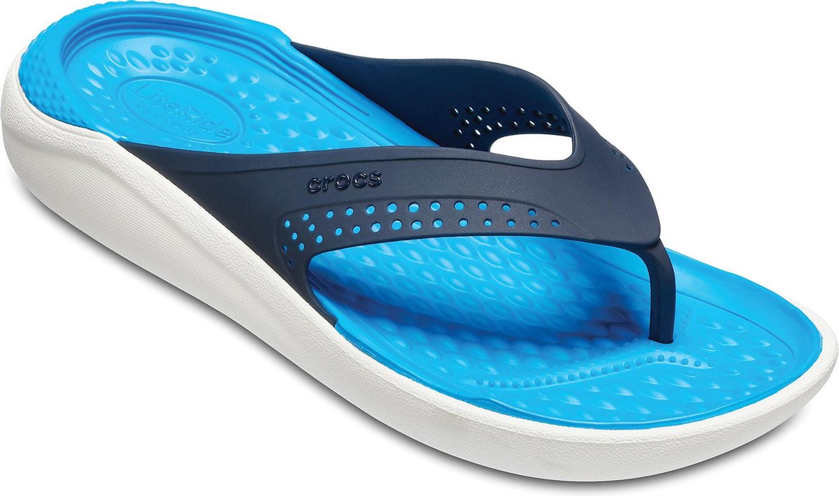 Crocs LiteRide Flip Teenslipper Slippers - Maat 44/45 - Unisex - blauw