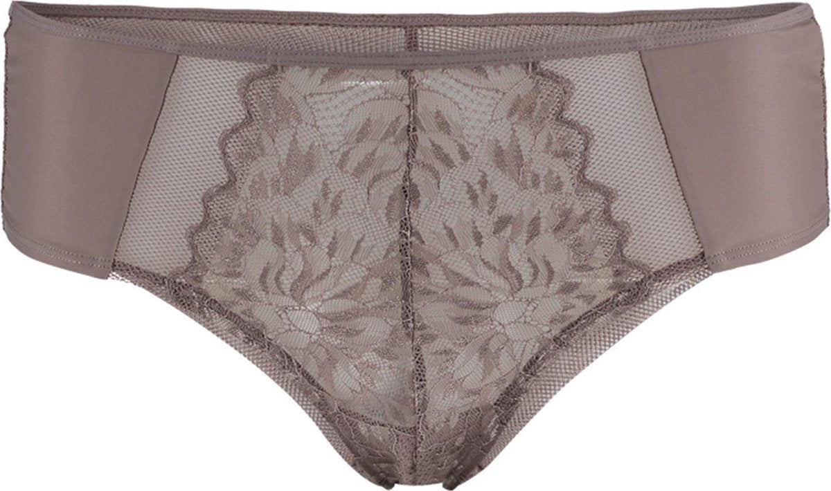 Sapph Lizz High Short Dames Onderbroek - Taupe - Maat XL