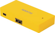 Sweex 4-poorts USB hub - USB2.0 - geel - 0
