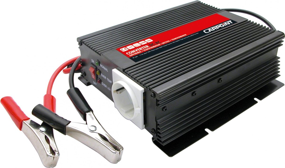 Carpoint Omvormer 12 volt - 230 volt 600w