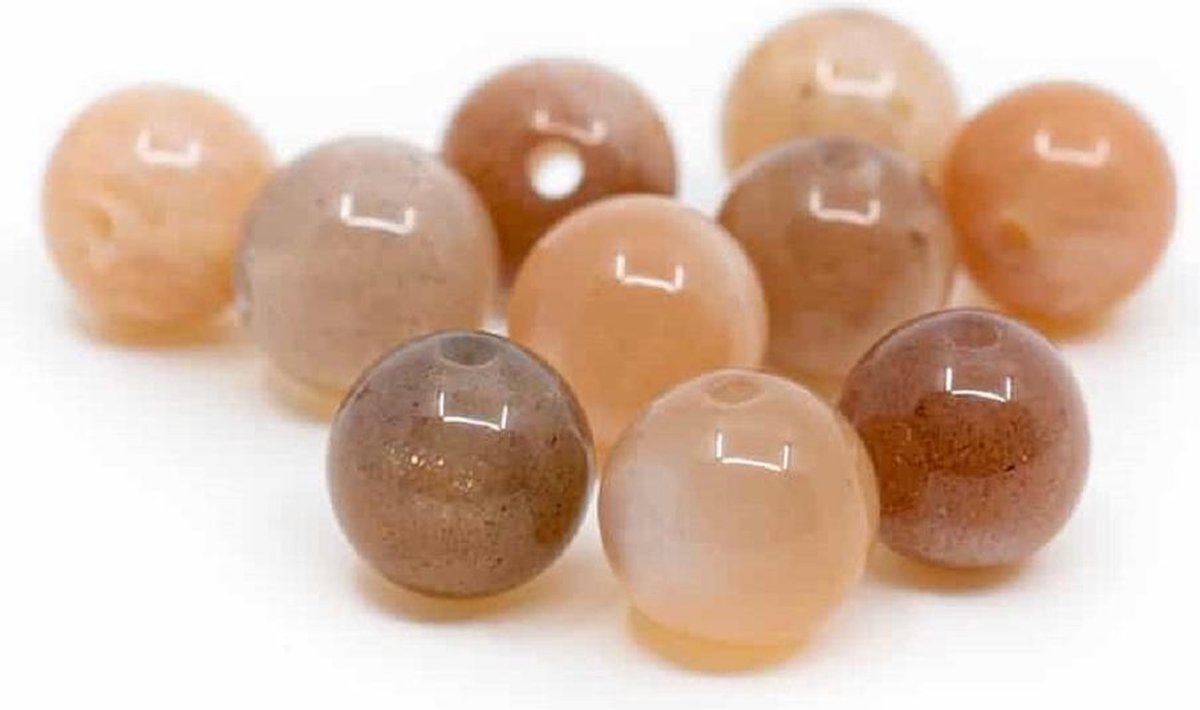 Edelsteen Losse Kralen Zonnesteen – 10 stuks (6 mm)