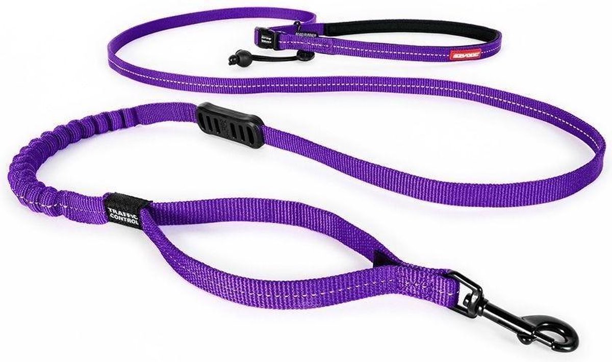 Road Runner LITE Riem - Hardloop hondenriem-Purper-82"