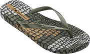 Ipanema I Love Safari Dames Slippers - Green/Beige - Maat 35/36