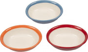 Duvo+ Eetkom ovaal stone soul kleur rood 10x8x3cm - 80ml