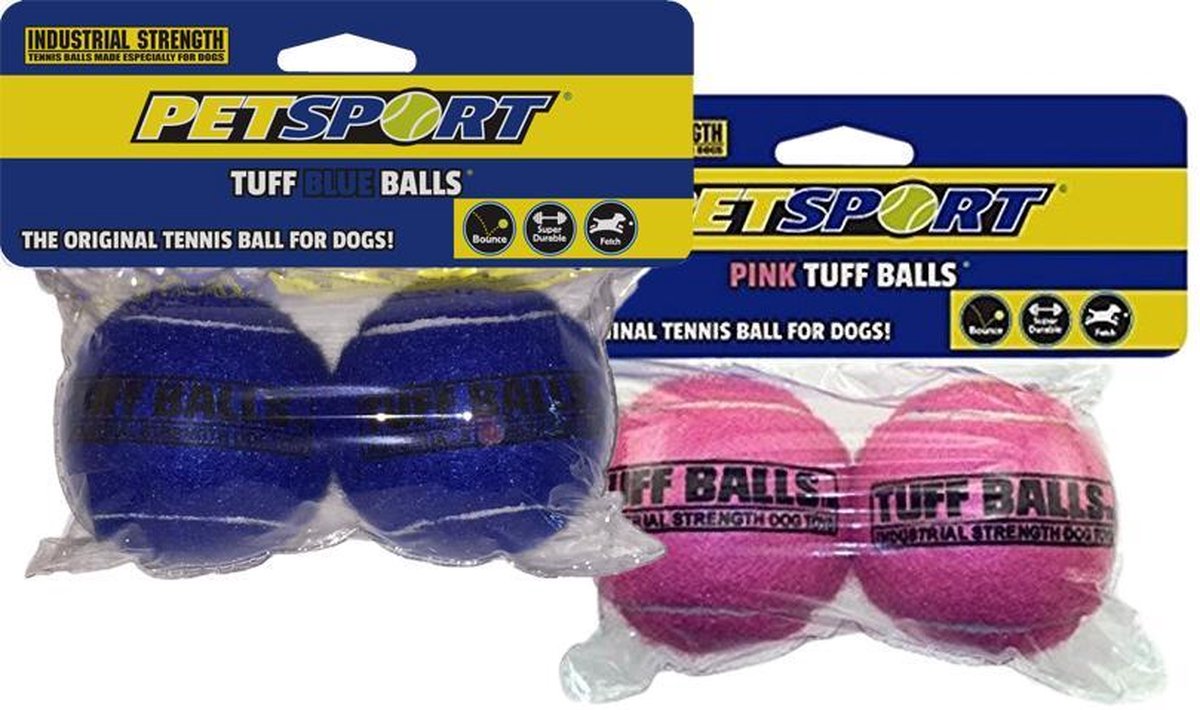 Tuff Blauwe Balls 6 cm 2-Pack