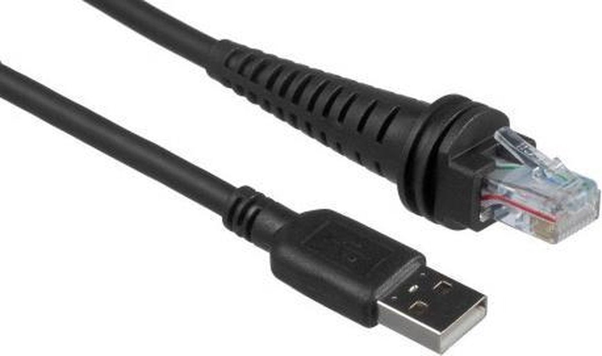 Honeywell CBL-500-300-S00-04 USB-kabel 3 m USB2.0-A RJ-45 Zwart