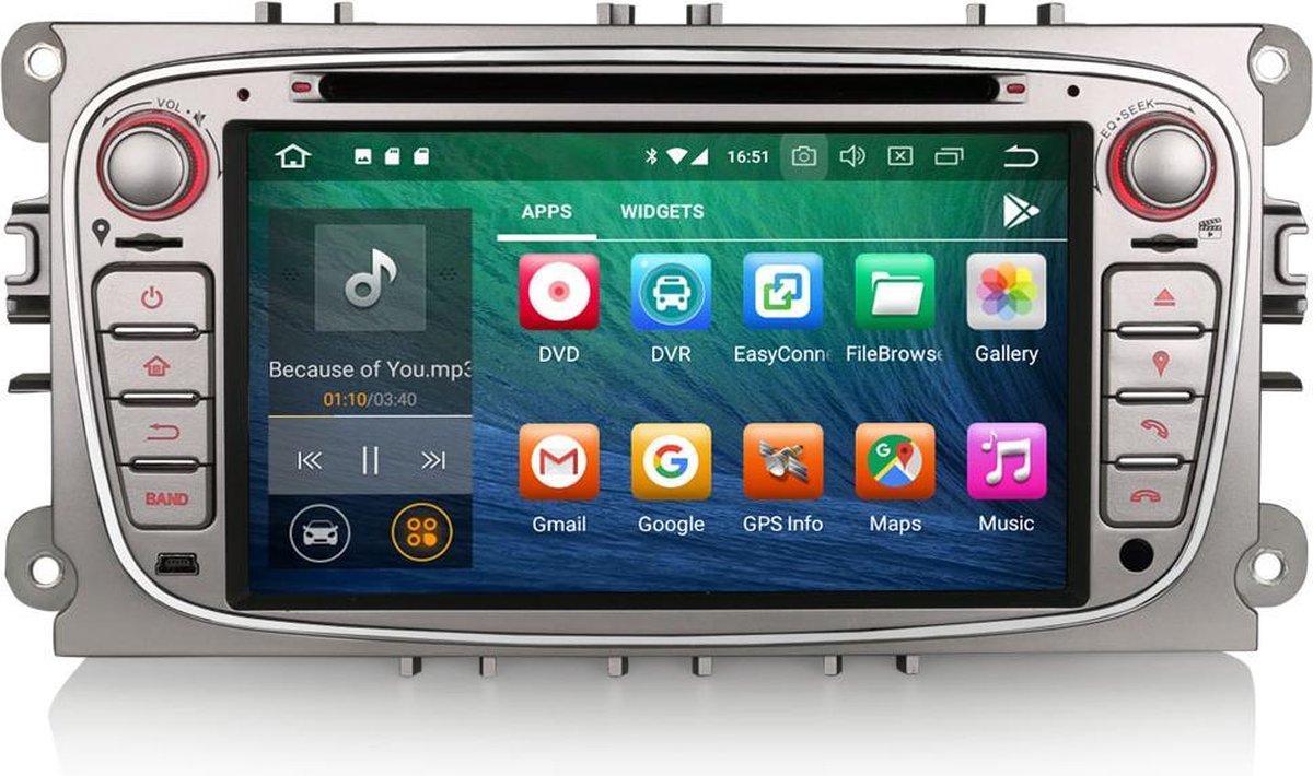Ford Navigatie Android 10 | Mondeo Focus Galaxy S-Max