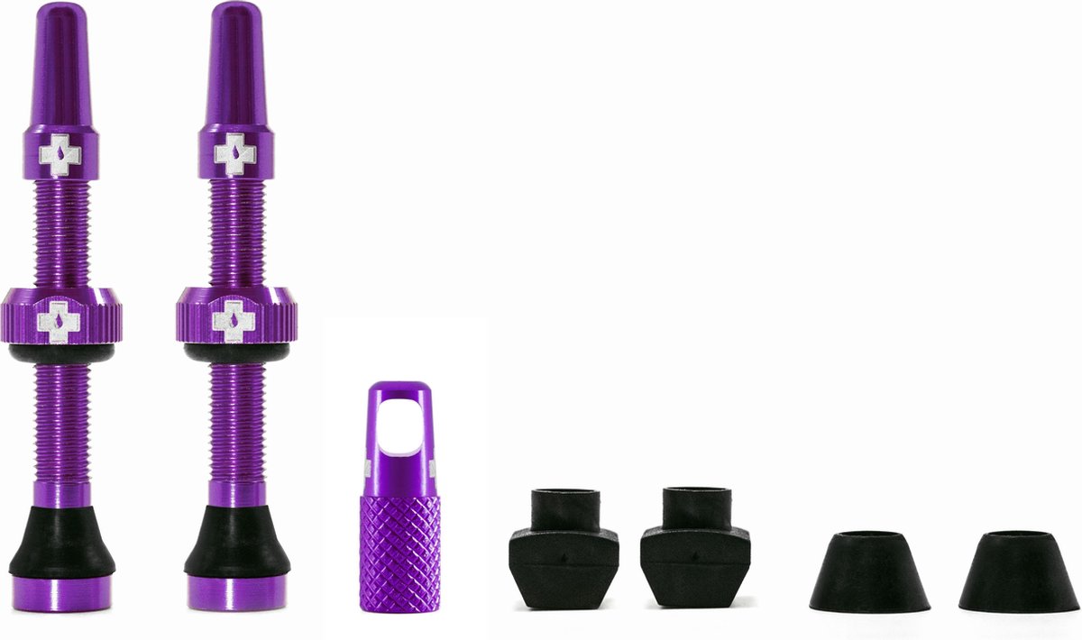 Muc-Off Tubeless Valve Kit Universeel 44mm Purple