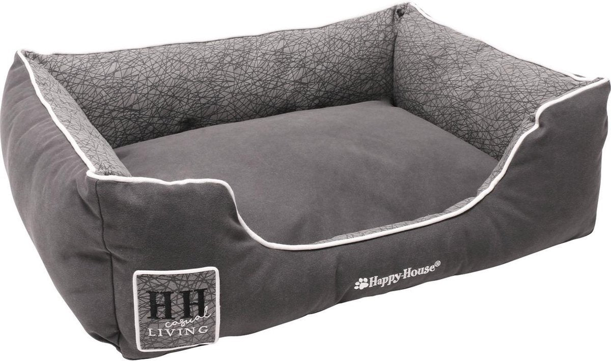 Happy-House Casual Living - Hondenmand - Grijs - M - 60 x 75 cm