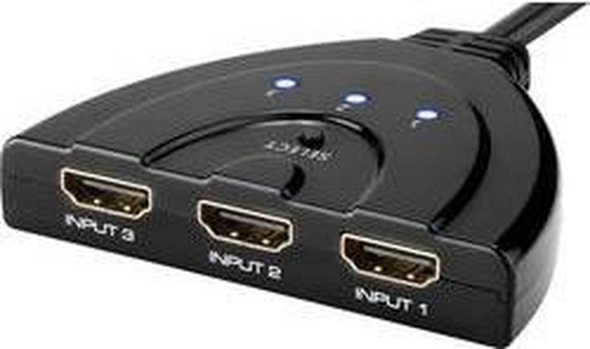 Basetech HM-SW301KT 3 poorten HDMI-switch Ultra HD-geschikt 3840 x 2160 Pixel