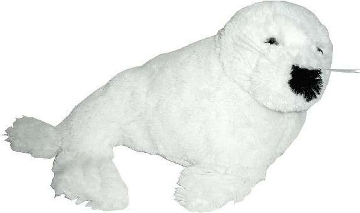 Pluche Zeehond Wit 24Cm