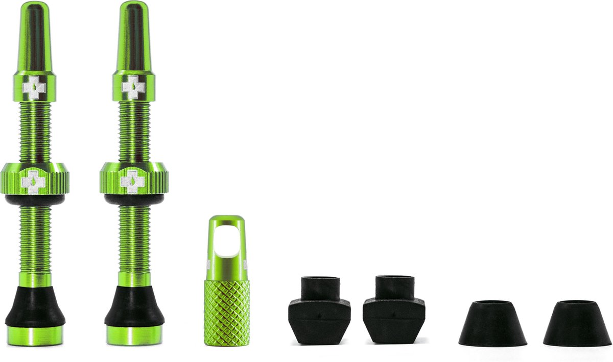 Muc-Off Tubeless Valve Kit Universeel 44mm Green