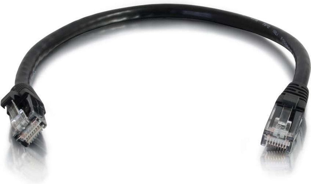 C2G 1m Cat6 Booted Unshielded (UTP) netwerkpatchkabel - zwart