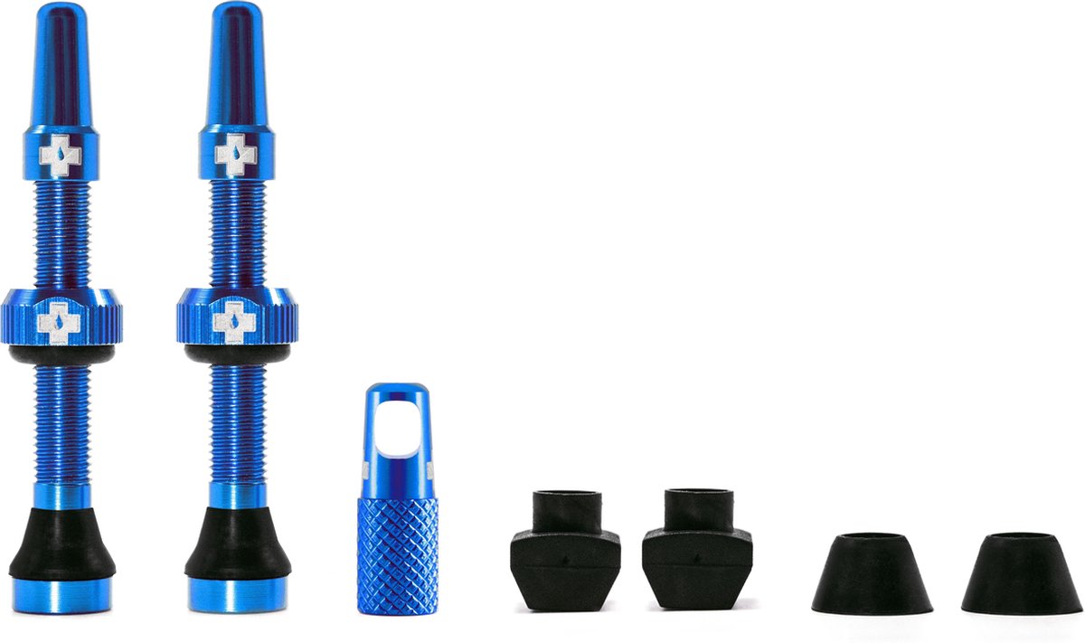 Muc-Off Tubeless Valve Kit Universeel 44mm Blue