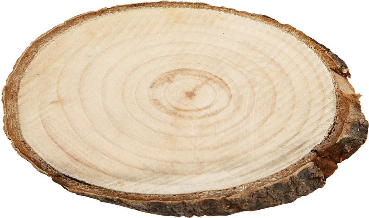 Wooden Discs. 6 mm. 12 pc