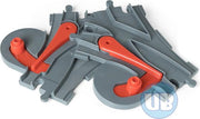 Uniblocks Trein Rails Accessoires Set- wissels 2 stuks