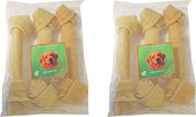 Hondenknook Zak à 3 geknoopte kluif van 25 cm 2 zakken!