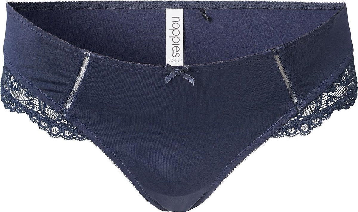 Noppies Zwangerschapsslip Micro Lace - Dark Blue - Maat L