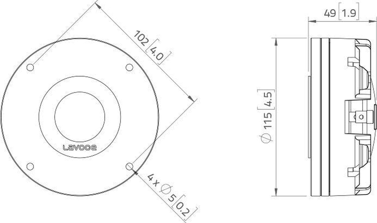 LAVOCE DN14.30T 1.4 Compression Driver Neodymium Motor