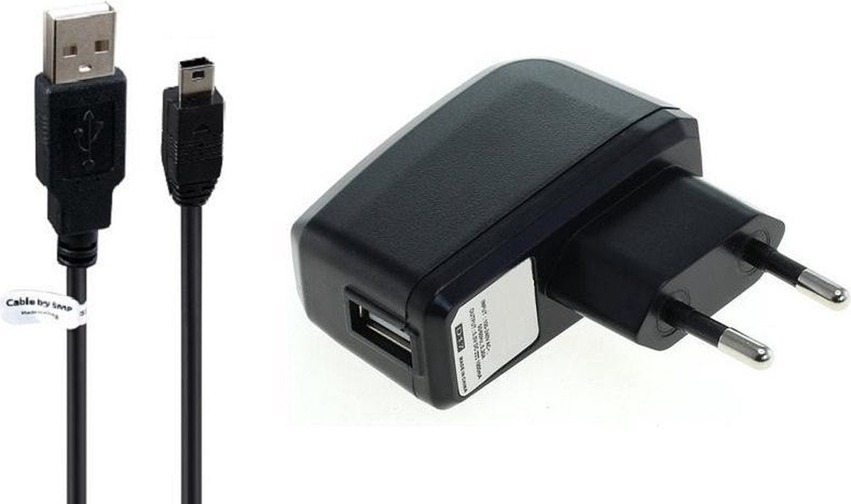 2A oplader en oplaadkabel. 1