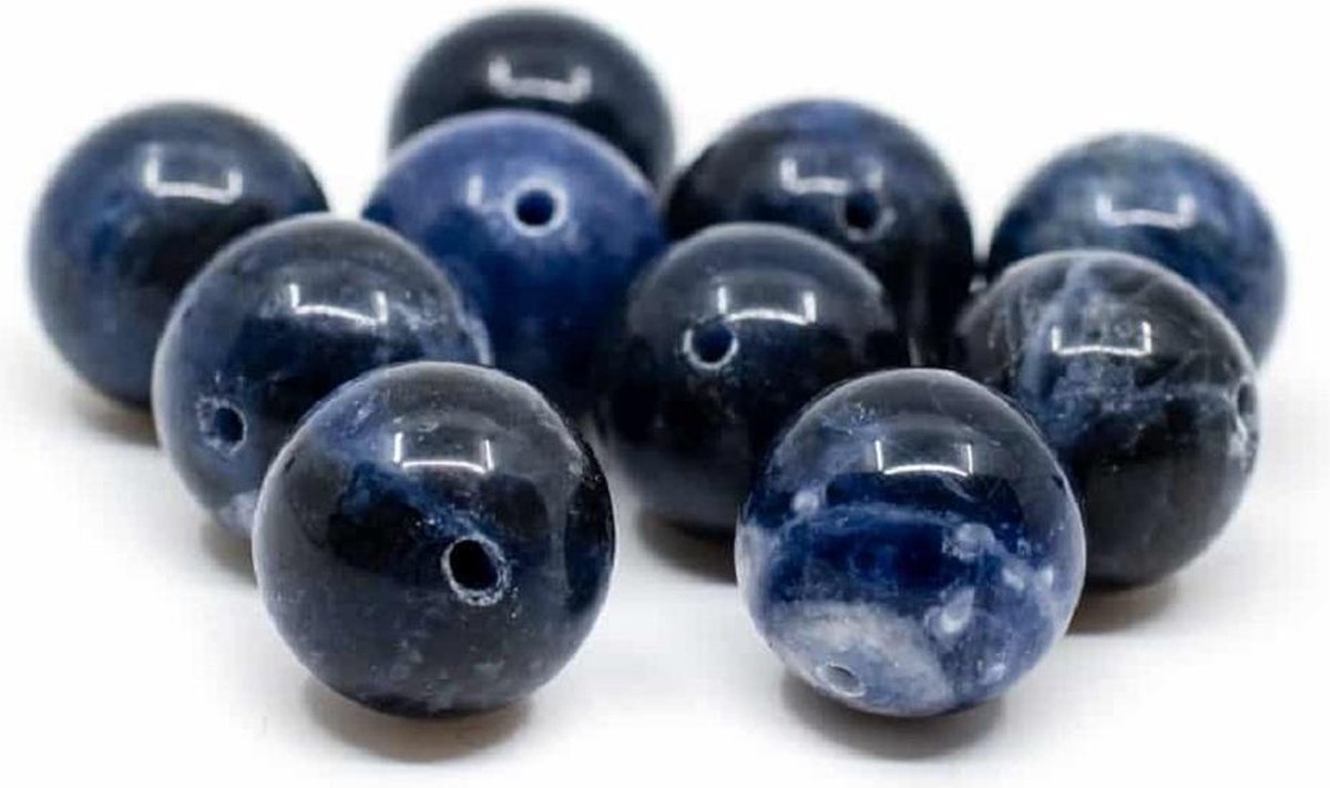 Edelsteen Losse Kralen Nieuwe Sodaliet – 10 stuks (12 mm)