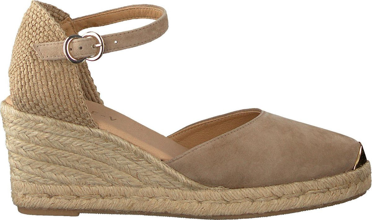 Notre-V Luz10 Espadrilles - Met Sleehak - Dames - Taupe - Maat 38