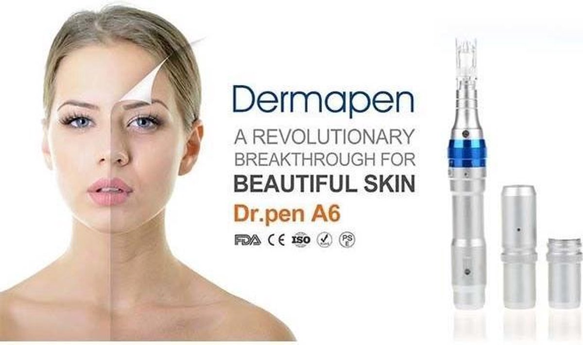 Dr. Pen Ultima A6 (draadloos) met 2x 12pin