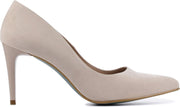 Giulia Vrouwen Suède  Pumps / Damesschoenen Naaldhak hoogte 8 cm en hoger   - Giulia 8 sue - Beige - Maat 41