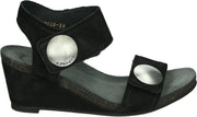 Ca'Shott 8020 BIO - Volwassenen Sandalen met hakDames Sandalen - Kleur: Zwart - Maat: 38