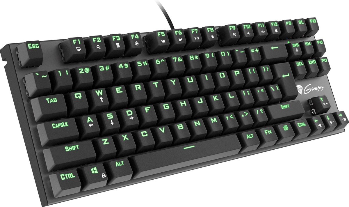 Genesis Thor 300 TKL US -  Mechanisch Gaming Toetsenbord - LED Backlit - Zwart