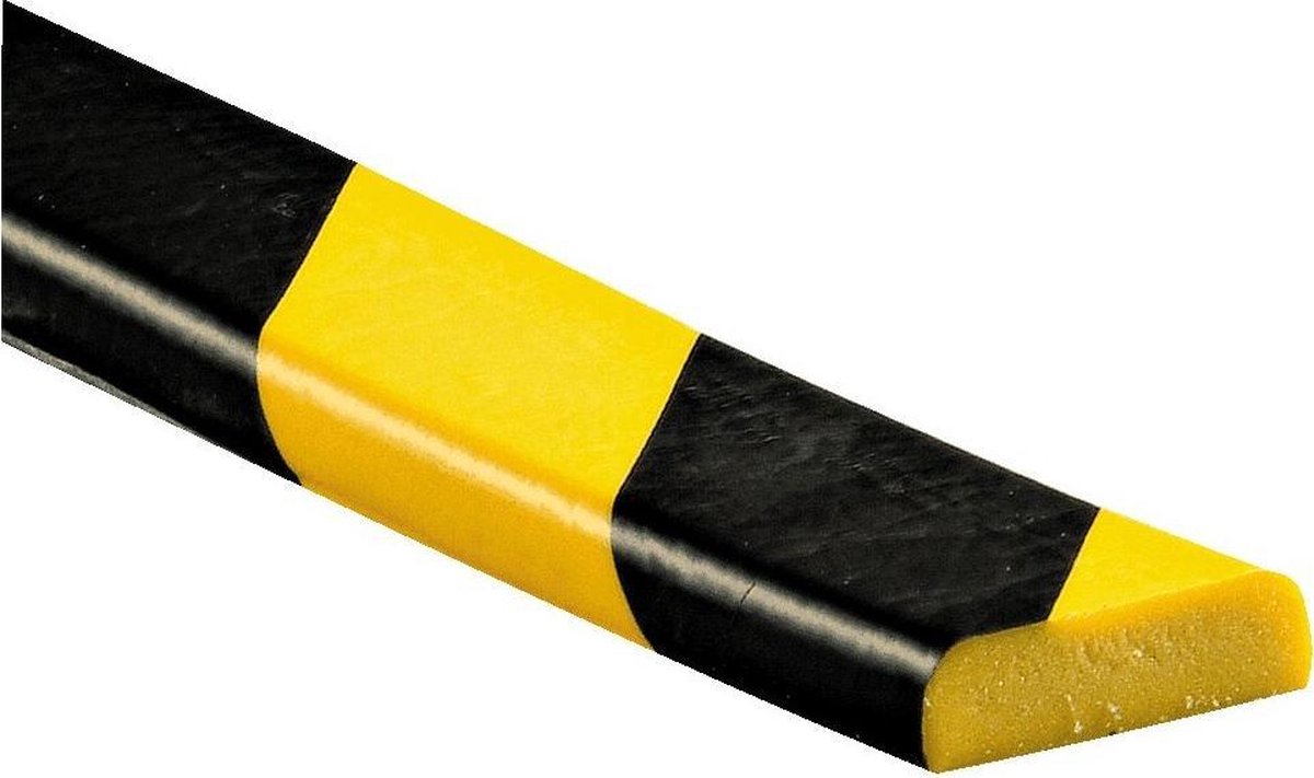 Stootrand vlakbeschermingsprofiel Type F lengte 1 m Geel